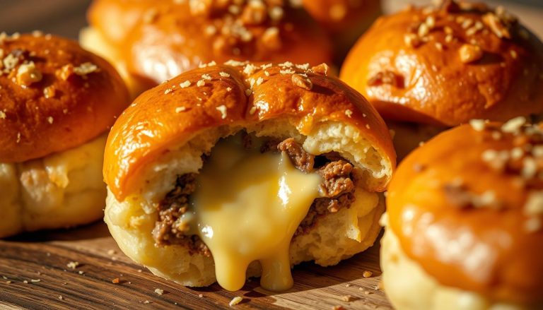 Garlic Parmesan Cheeseburger Bombs